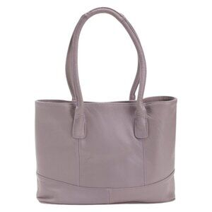 AMERILEATHER Leather Triple Compartment Tote